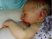 Baby Sleeping at Breast