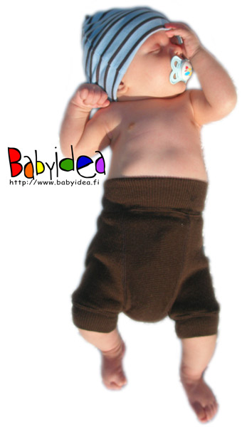 Babyidea Wool Shorties XS Chocolate